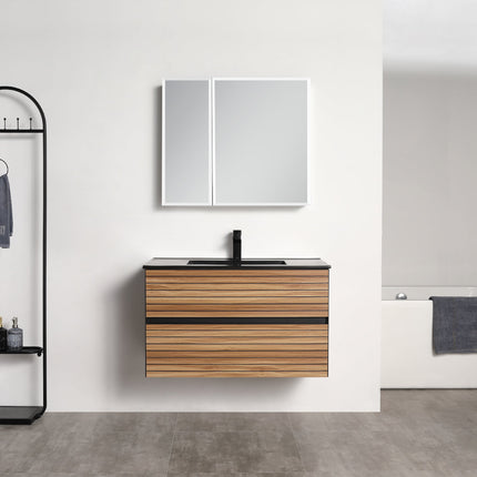 Annecy 36 Inch Wood Floating Vanity