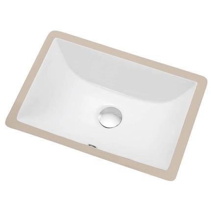 Undercounter Basin – White 20″ X 15″ Rectangular