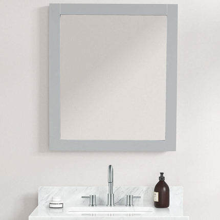 Wood Framed Bathroom Vanity Mirror