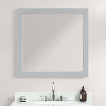 Wood Framed Bathroom Vanity Mirror