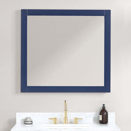 Wood Framed Bathroom Vanity Mirror