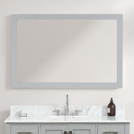 Wood Framed Bathroom Vanity Mirror