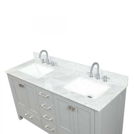 Geneva 60 inch Double Vanity (Cabinet Only)