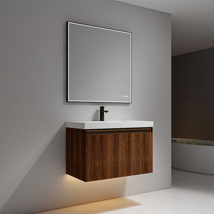 Lille 36 Inch Modern Floating LED Bathroom Vanity