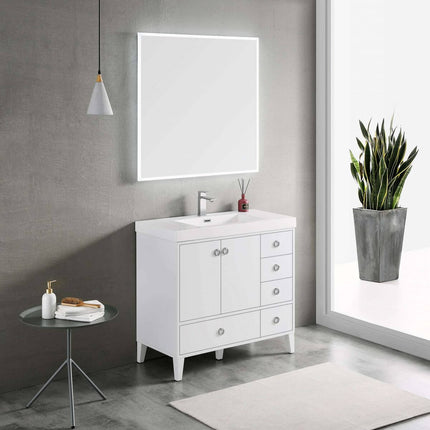 Lyon 36 Inch Designer Luxury Bathroom Vanity