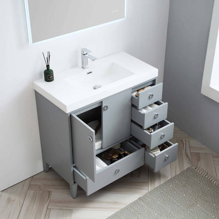 Lyon 36 Inch Designer Luxury Bathroom Vanity