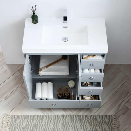Lyon 36 Inch Designer Luxury Bathroom Vanity