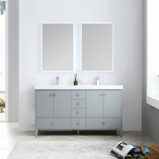 Lyon 60 Inch Designer Luxury Bathroom Vanity