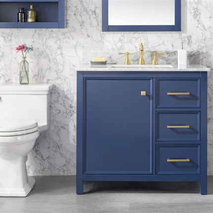 Paneled Classic 36 Inch Traditional Vanity