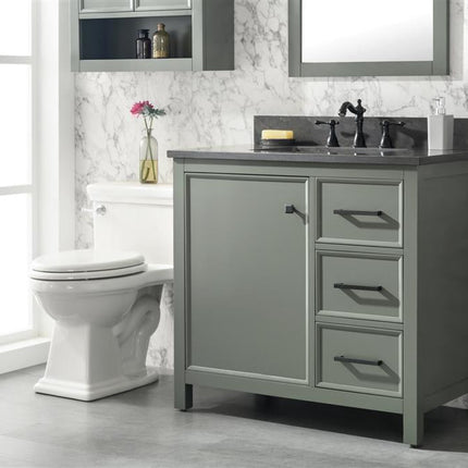 Paneled Classic 36 Inch Traditional Vanity