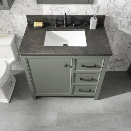 Paneled Classic 36 Inch Traditional Vanity