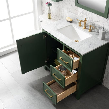 Paneled Classic 36 Inch Traditional Vanity