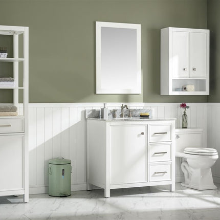 Paneled Classic 36 Inch Traditional Vanity
