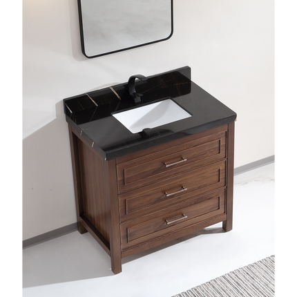Princely Panel 36 Inch Traditional Wood Vanity