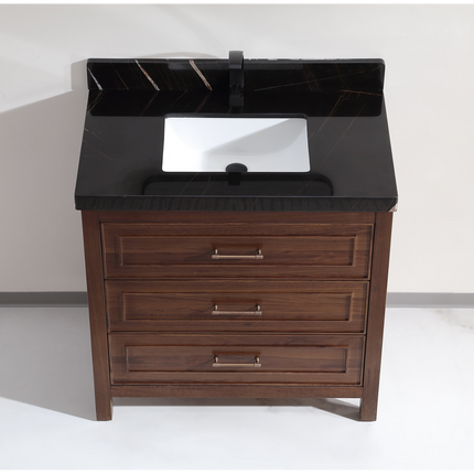 Princely Panel 36 Inch Traditional Wood Vanity