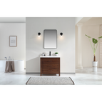 Ebony Dark Brown / White Marble