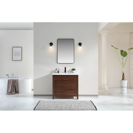 Princely Panel 36 Inch Traditional Wood Vanity