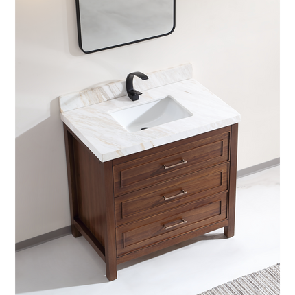 Princely Panel 36 Inch Traditional Wood Vanity