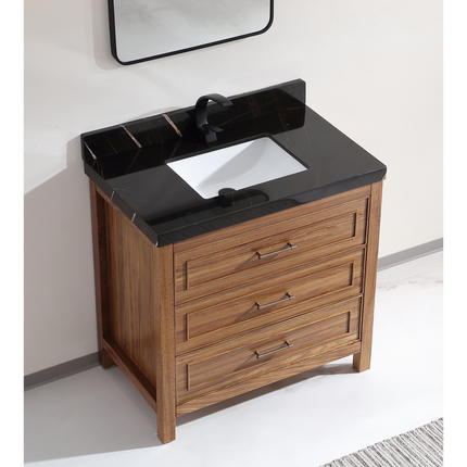 Princely Panel 36 Inch Traditional Wood Vanity