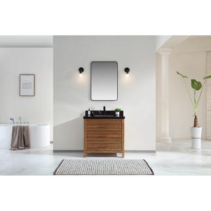 Princely Panel 36 Inch Traditional Wood Vanity