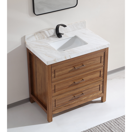 Princely Panel 36 Inch Traditional Wood Vanity