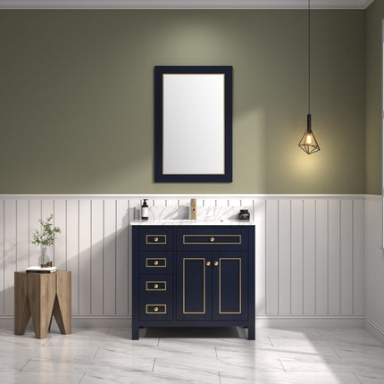 Raised Boutique 36 inch Inlaid Classic Vanity