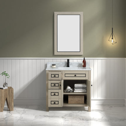 Raised Boutique 36 inch Inlaid Classic Vanity