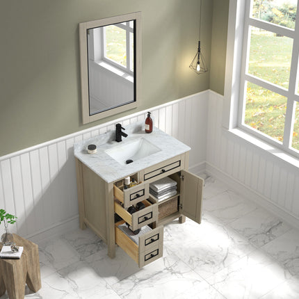 Raised Boutique 36 inch Inlaid Classic Vanity