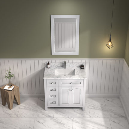 Raised Boutique 36 inch Inlaid Classic Vanity