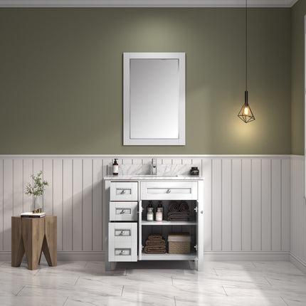 Raised Boutique 36 inch Inlaid Classic Vanity