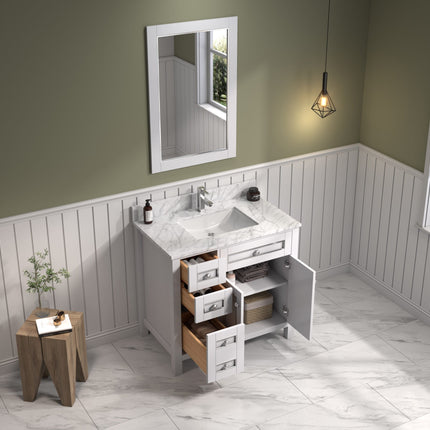 Raised Boutique 36 inch Inlaid Classic Vanity