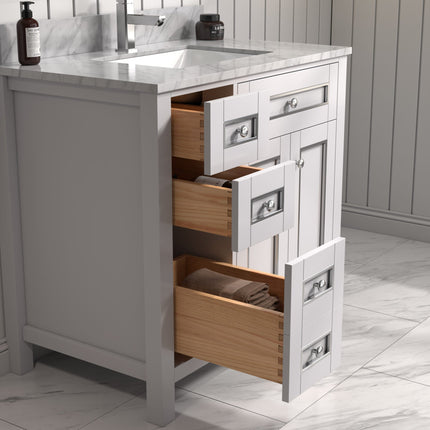 Raised Boutique 36 inch Inlaid Classic Vanity