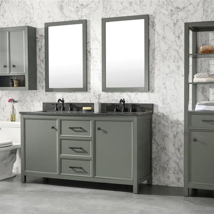 Paneled Classic 60 Inch Traditional Double Vanity