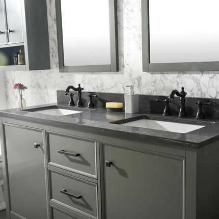 Paneled Classic 60 Inch Traditional Double Vanity