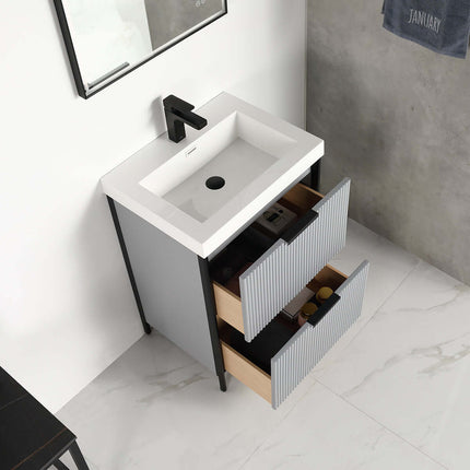 Zurich 24 inch Modern Bathroom Vanity (Cabinet Only)