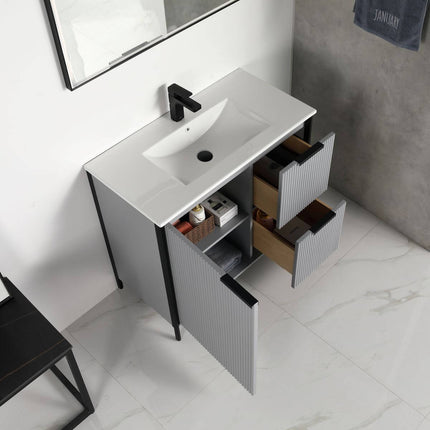 Zurich 36 inch Modern Bathroom Vanity (Cabinet Only)